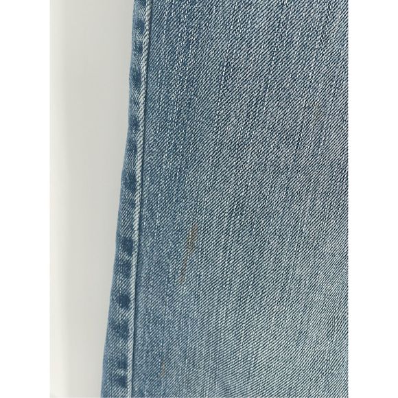 American Eagle Outfitters Jeans Men 30 x 29 Bootcut Distressed Blue Y2K‎ - Picture 4 of 14